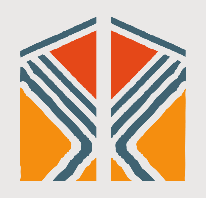 fifth element design, marketing collateral, print design, branding, colors, orange, dark blue, brown, beige